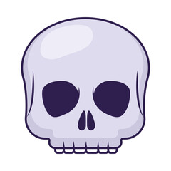 cartoon skull icon