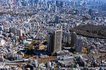 恵比寿ガーデンプレース上空・空撮