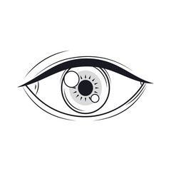 Obraz premium drawing eye icon