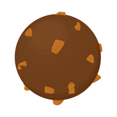 chocolate ball icon