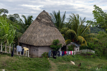 Fototapeta na wymiar traditional house in the village