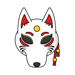 kitsune mask icon