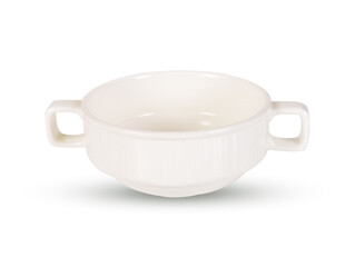 Ceramic Bowl  isolated on a white background.