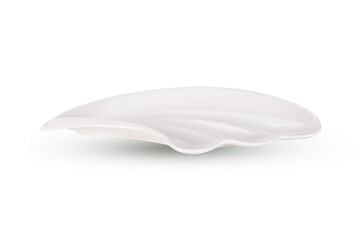 Ceramic plate  isolated on a white background.