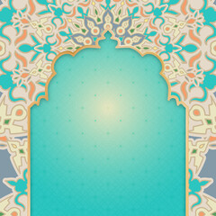 Islamic frame decorative arabian style