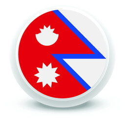 nepal Flag Vector