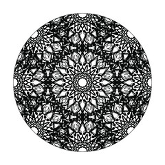 Hand drawn mandala. decoration in ethnic oriental  doodle ornament.