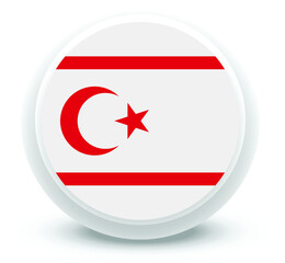 northen cyprus Flag Vector
