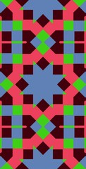 Fractodome Colorful Seamless Fractal Patterns