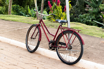 Fototapeta premium Um passeio de bicicleta ao ar livre
