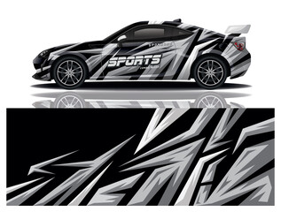 wrap car design template