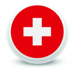 Obraz premium switzerland Flag Vector