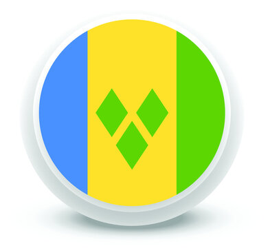 St Vincent And The Grenadines Flag Vector