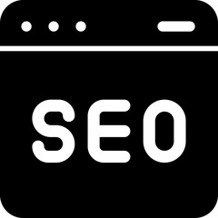 seo glyph icon
