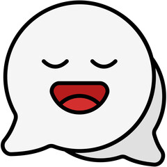 feedback outline color icon