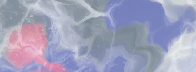 Elegant banner template design with color paint.