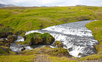 Skoga river before the Skogafoss waterfall