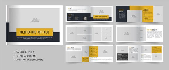 Architecture Portfolio template Design.