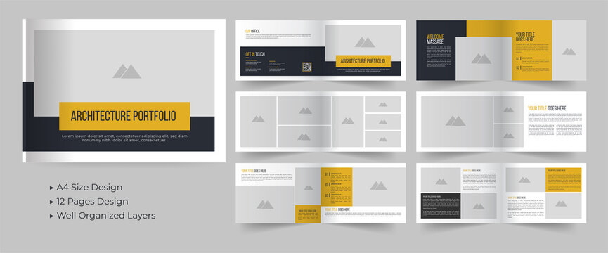 Architecture Portfolio template Design.