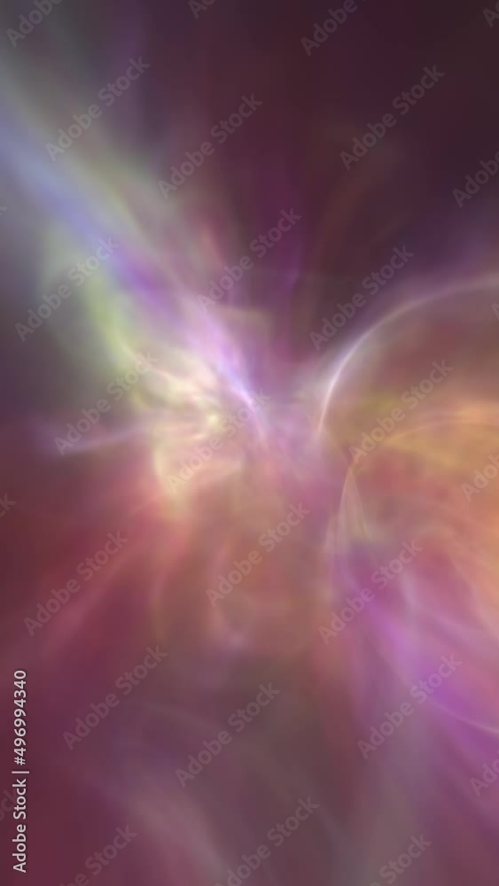 Wall mural deep atmosphere ethereal heavenly cloudscape background loop