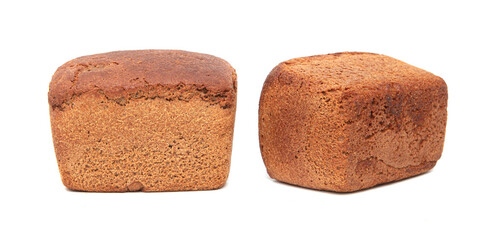 Bread isolated on white background.