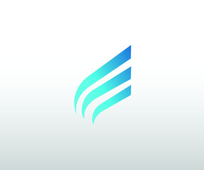 Abstract wings design vector