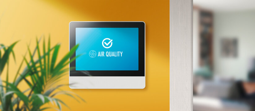 Air quality monitor at home