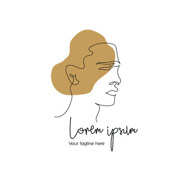 Line art portrait Design