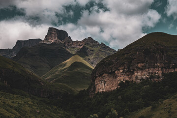 Fototapeta na wymiar Drakensberg Mountains Royal Natal South Africa