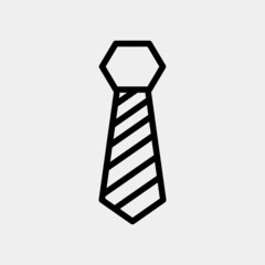 Necktie icon in line style, use for website mobile app presentation