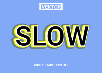 Simple text effect editable 100% eps file