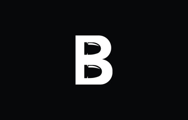 Bullet Letter B Modern and unique initials logo design
