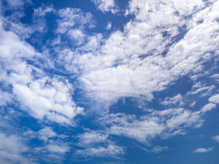 Obraz premium blue sky background. clouds in the sky. Blue sky with some clouds. blue sky clouds, summer skies.