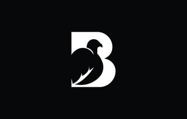 Bird Letter B Modern and unique initials logo design