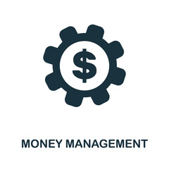 Money Management flat icon. Colored element sign from finance management collection. Flat Money Management icon sign for web design, infographics and more.