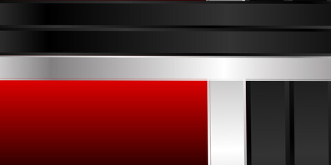 red, black and silver background