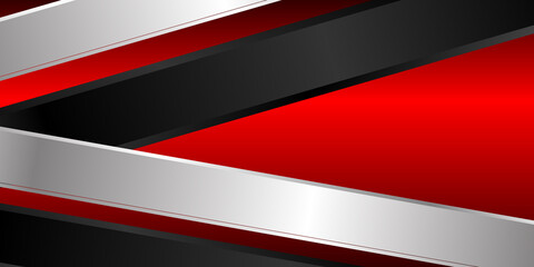 red, black and silver background
