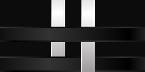 Black and silver background vector