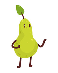 pear kawaii food