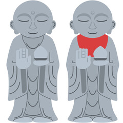 お地蔵様のイラスト