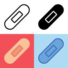 Illustration vector graphic of Plaster Icon. Perfect for user interface, new application, etc