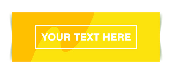 Obraz premium Banner Background Yellow Fluid Simple Abstract Size 1000x3000 (17)