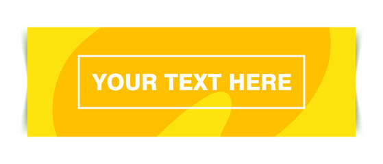 Obraz premium Banner Background Yellow Fluid Simple Abstract Size 1000x3000 (16)