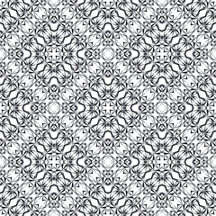 Geometric seamless pattern, ornament, fashion print, vector decorative texture.