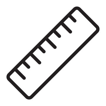 ruler line icon