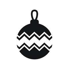 Bauble, decoration, garland icon design. vector illustration