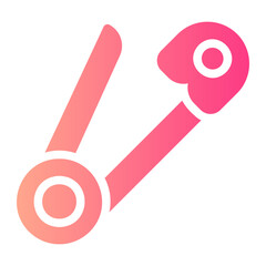 safety pin gradient icon