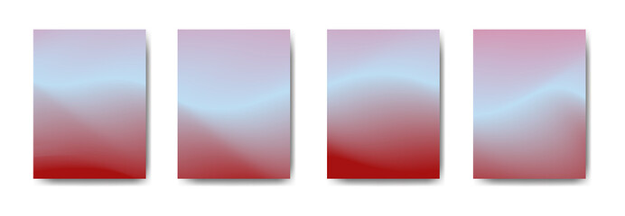 Fototapeta premium collection of colorful gradient background cover flyers are used for backgrounds, posters, banners,