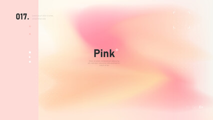 Pink soft gradient background design. Nude tones wallpaper for website, skin care, beauty, fashion, etc.