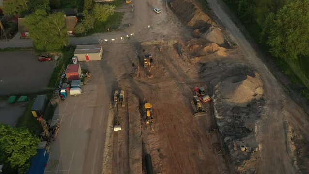 Building of new bridge in Tartu Vaksali bridge for pedestrians over the Riia street.